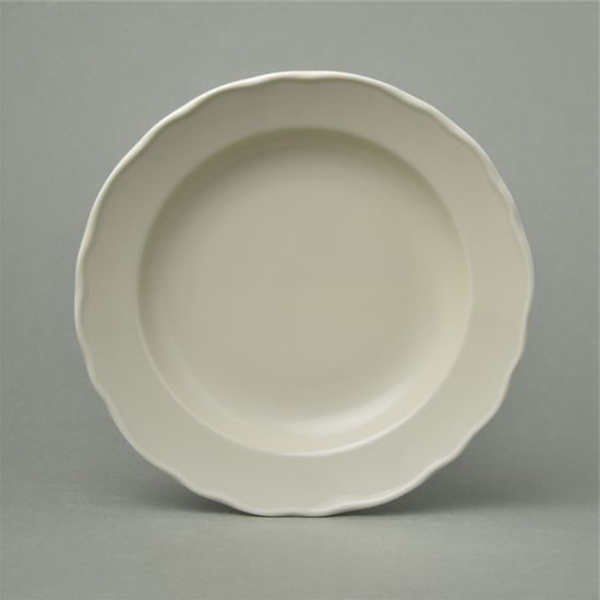 Rokoko ivory: Deep plate 24 cm, Český porcelán a.s.