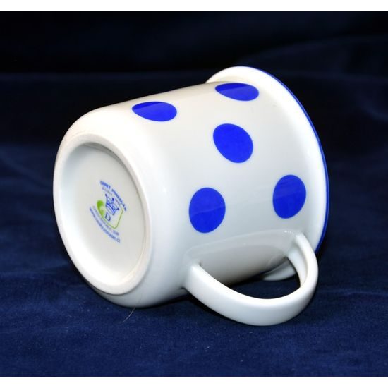 Mug Tina 0,24 l, blue dots, Cesky porcelan a.s.