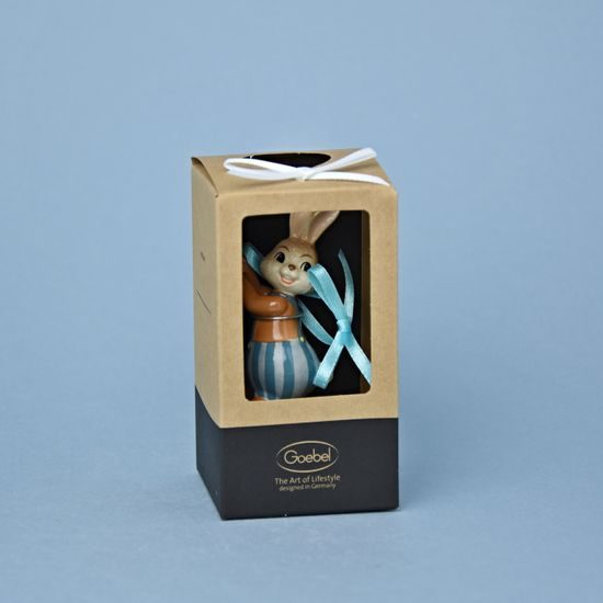 Hanging Easter bunnies figures (6,5-7,5 cm), stoneware, Goebel