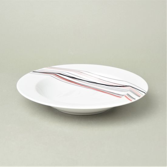 Plate deep 22 cm, Thun 1794 Carlsbad porcelain, SYLVIE 80382