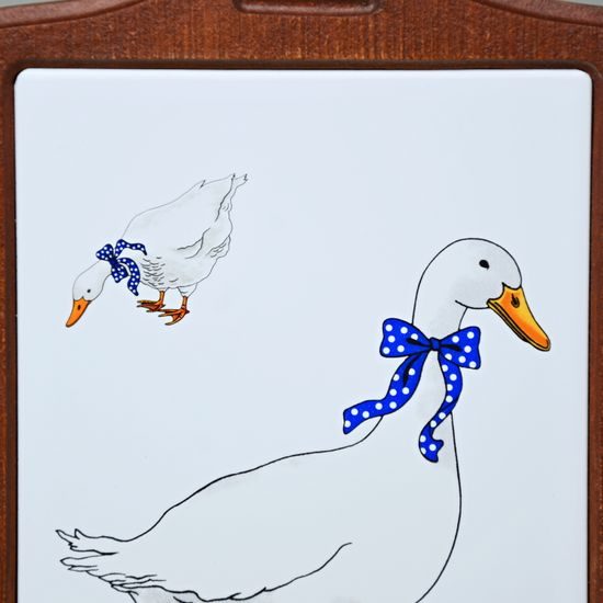 Board decorative wall 31 x 17 cm, Goose