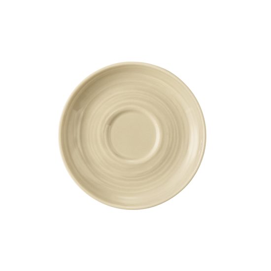 Terra BEIGE: Čajový podšálek 13,5 cm, porcelán Seltmann