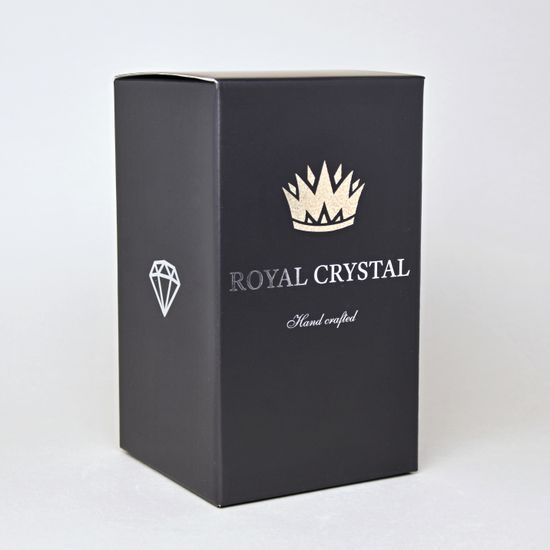 Křišťálová váza 25 cm (5211), zdobená krystaly Swarovski, Royal Crystal