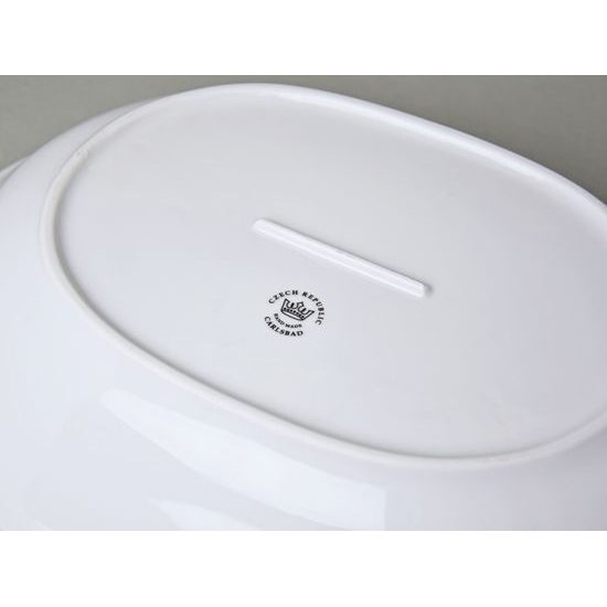 Koš (mísa oválná) na chléb 36 cm, Ophelia husy, THUN 1794
