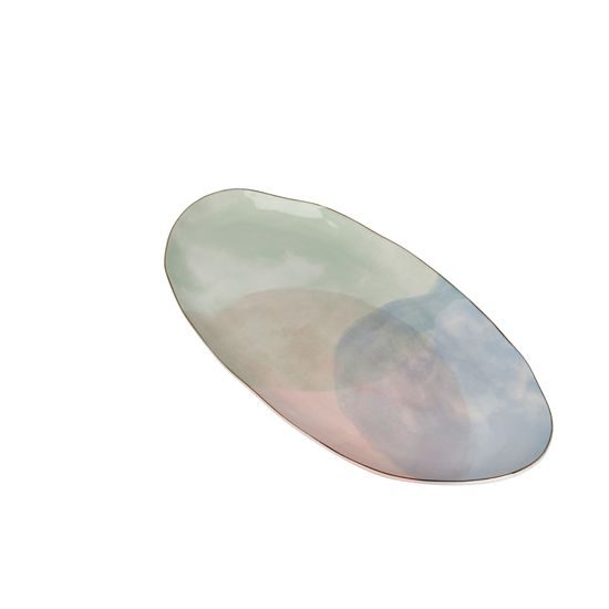 Dish oval 37 x 19 cm, Colors of Paradise, porcelain, Goebel