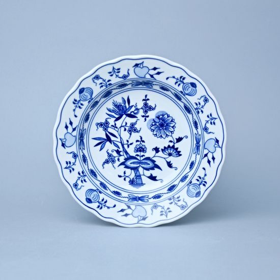 Plate deep 21 cm, Original Blue Onion Pattern