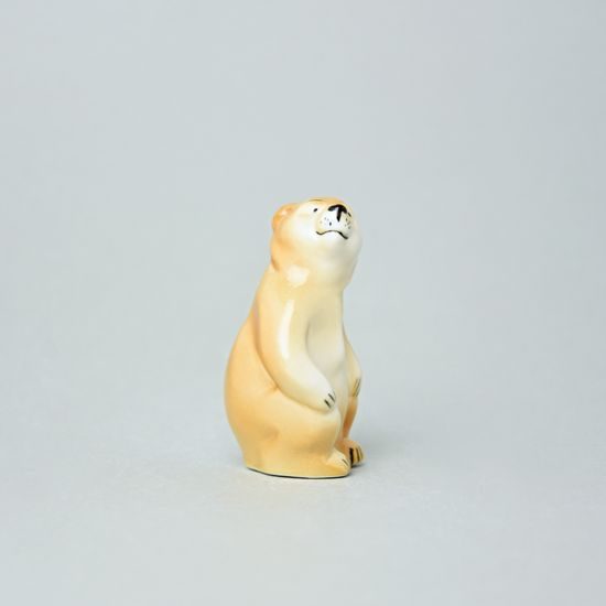 Bear 7,5 x 4 x 4 cm, Luxor, Porcelain Figures Duchcov