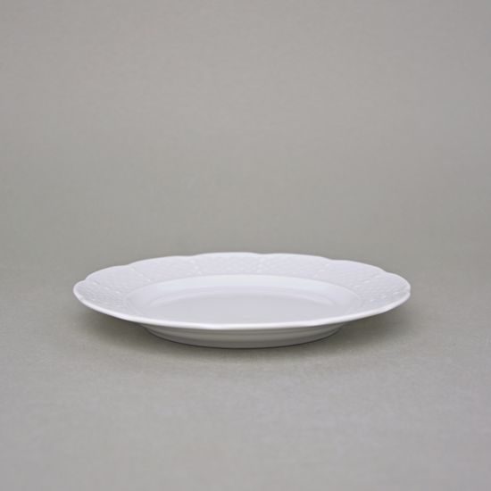 Plate dessert 17 cm, Thun 1794, karlovarský porcelán, NATÁLIE white