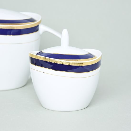 Tea set for 6 persons, Thun 1794 Carlsbad porcelain, SYLVIE 85017