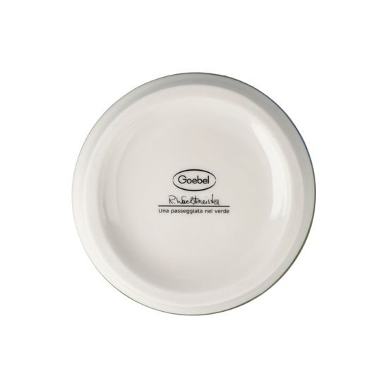 Váza Una passeggiata nel verde, 9 / 9 / 18,5 cm, porcelán, R. Wachtmeister, Kočky Goebel