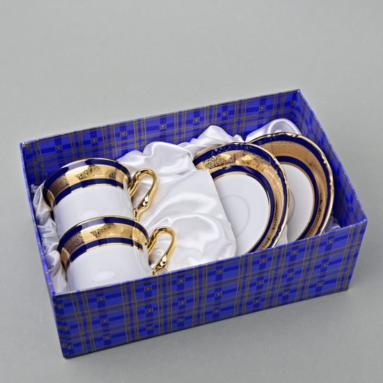 Cup + saucer 0,2 l / 14,5 cm, 2 pcs. + gift box, Thun 1794, karlovarský porcelán, CONSTANCE 76297