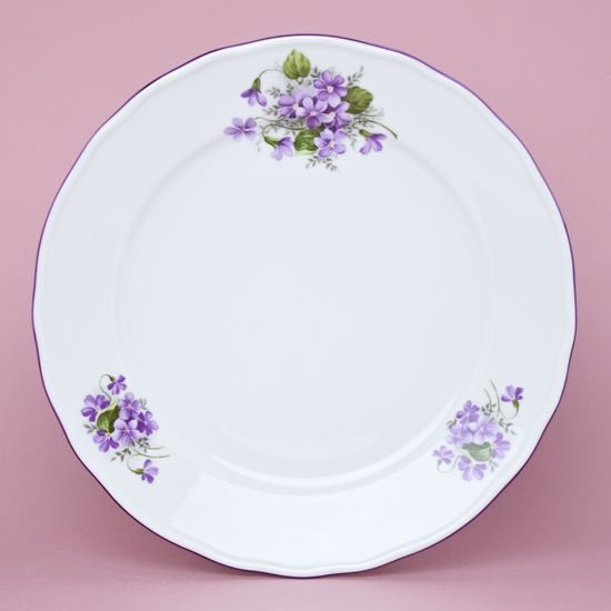 Plate dining 26 cm, Violet, Cesky porcelan a.s.