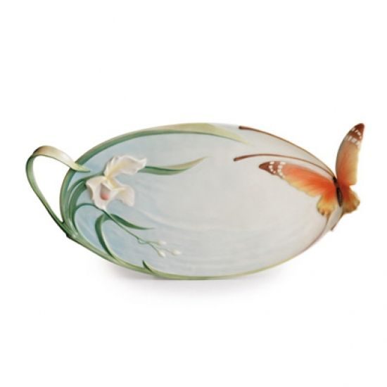 Platter Papillon butterfly 42,5 x 23 cm, porcelain FRANZ