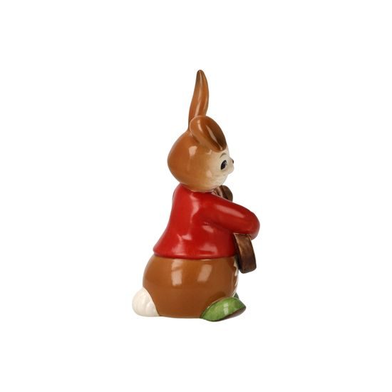 Figurka zajíčka s kytarou 5 / 4 / 8 cm, kamenina, Goebel