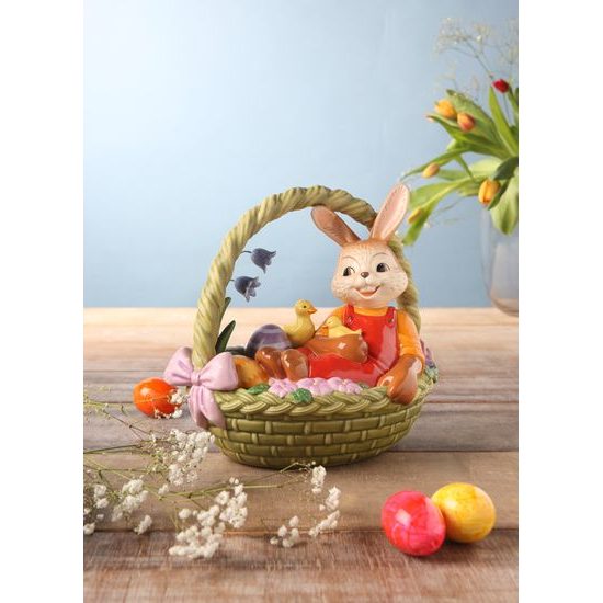 Rabbit figurine Easter Present 29 / 20 / 26cm, stoneware, Goebel
