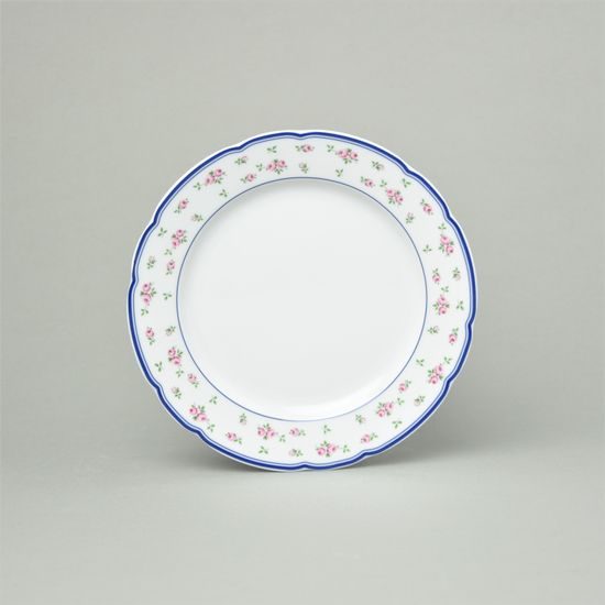 Plate dessert 19 cm, Thun 1794 Carlsbad porcelain, Rose 80283