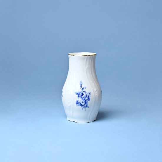 Vase 11,5 cm, Thun 1794 Carlsbad porcelain, BERNADOTTE blue rose