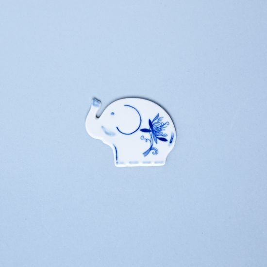 Magnet Elephant 4,3 cm, Original Blue Onion Pattern