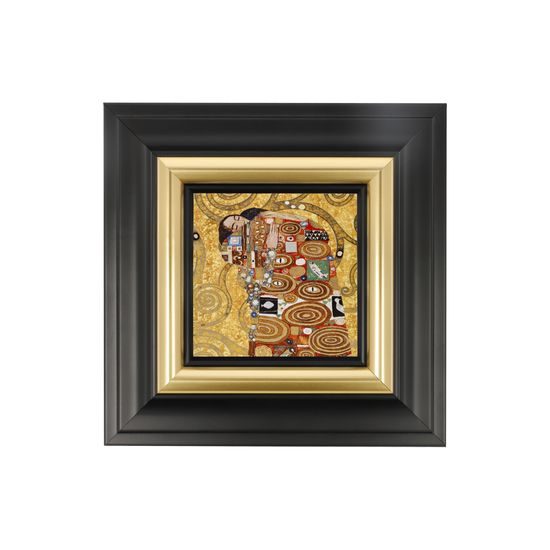 Picture The fulfillment 18,5 / 3 / 18,5 cm, porcelain, G. Klimt, Goebel