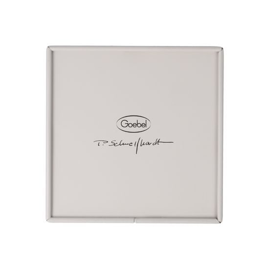 Dóza na čaj Kočičí parta 7,5 / 7,5 / 11 cm, kov, P. Schnellhardt, Goebel