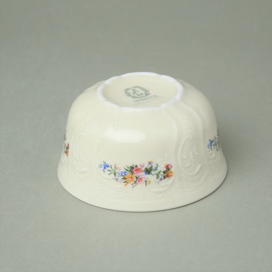 Bowl for rice 11 cm, Thun 1794 Carlsbad porcelain, BERNADOTTE ivory + flowers