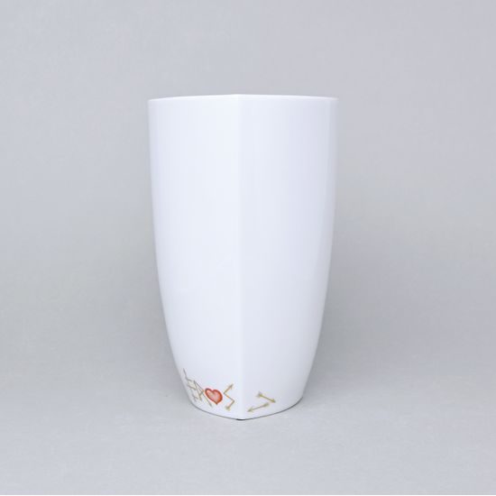 Kati Zorn, Vase Eros, 14,0 x 14,0 x 21,5 cm, Aelteste Volkstedter porcelain