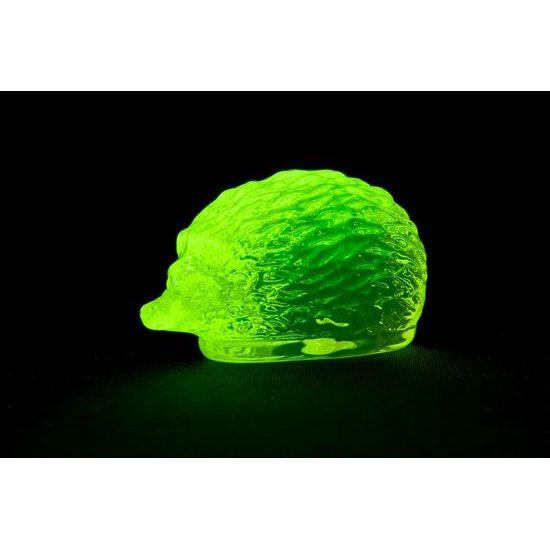Mini hedgehog (uranium glass), Glassworks Janov