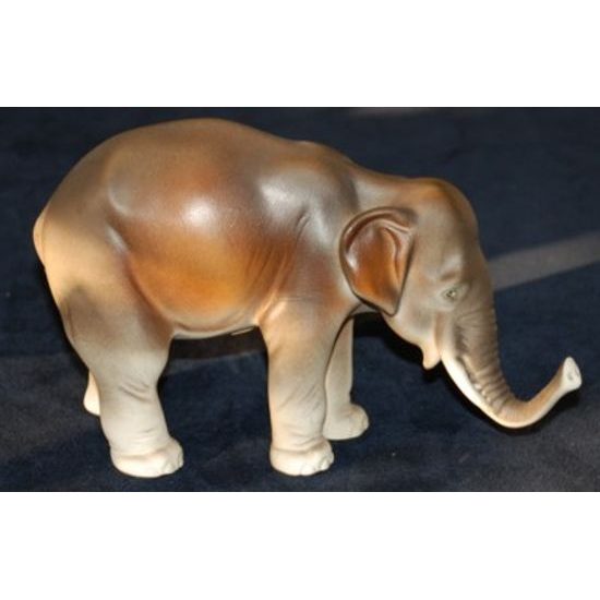 Elephant 18 x 7 x 11 cm, Porcelain Figures Duchcov