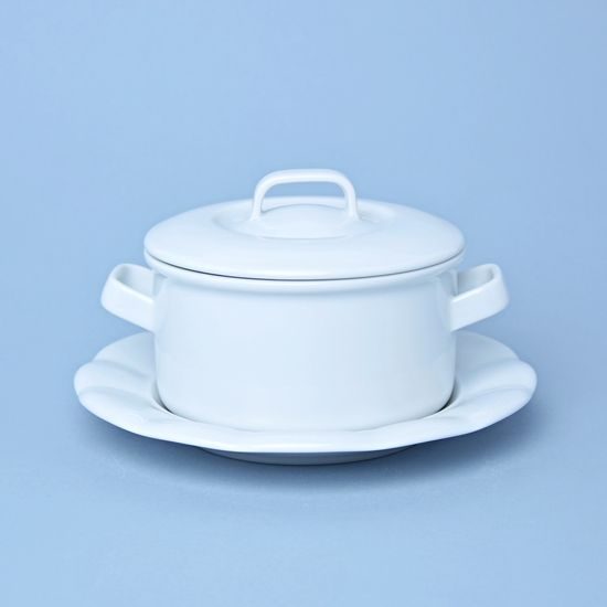 Soup cup 500 ml with handles and lid, G. Benedikt 1882