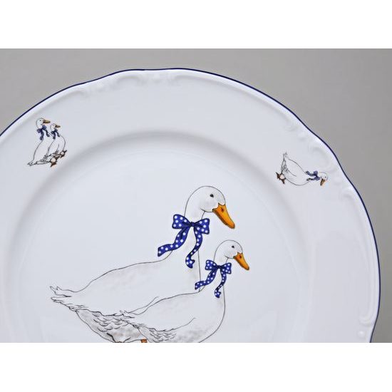 Constance Goose Dinner Plate 24 cm, Thun 1794, Carlsbad Porcelain