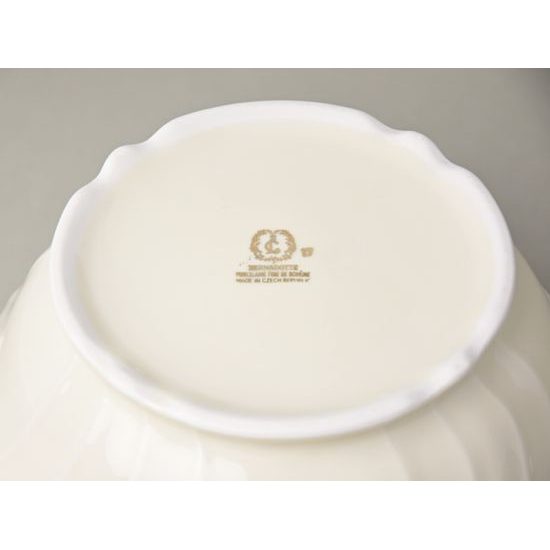 Víko k míse polévkové 2,5 l, Thun 1794, karlovarský porcelán, BERNADOTTE ivory + zlato