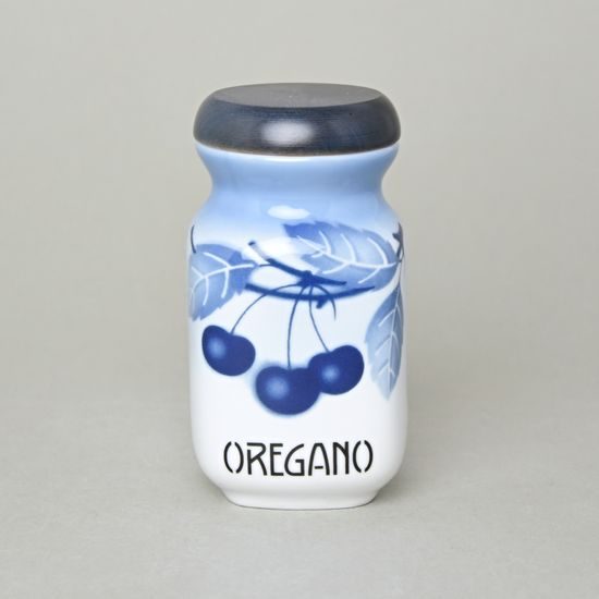 Spice box 0,2 l, Thun 1794 Carlsbad porcelain, BLUE CHERRY