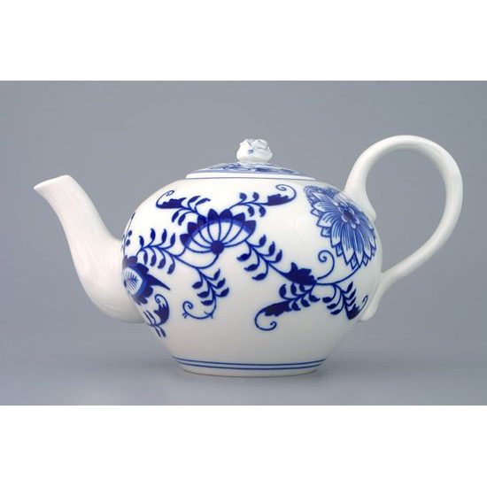 Tea pot with a Strainer 0,65 l, Original Blue Onion Pattern, QII