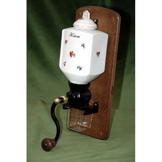 Kávomlýnek nástěnný 34 cm, Rakouská házenka, Český porcelán a.s.