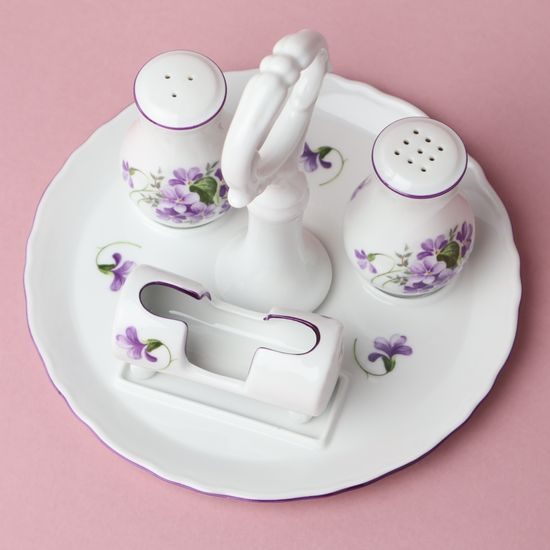 Table set 4 pieces, Violet, Cesky porcelan a.s.