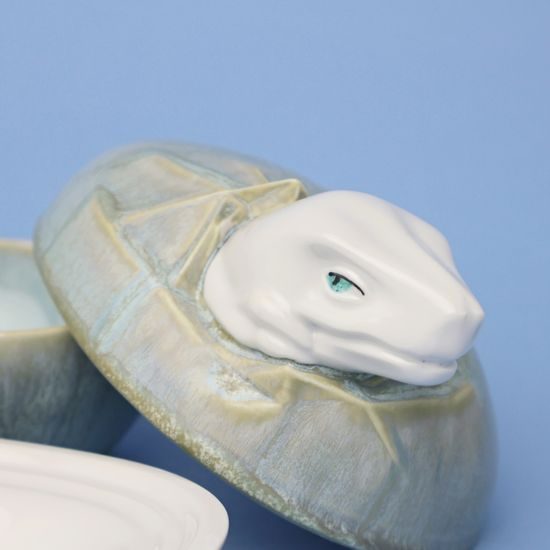 Originální dětská jídelní souprava DINO SET - JEDNOBAREVNÝ (náhodný výběr dekoru), porcelán Goldfinger