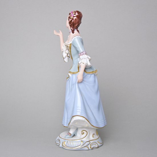 Lady Rococo 17 x 12,5 x 31,5 cm, Luxor, Porcelain Figures Duchcov
