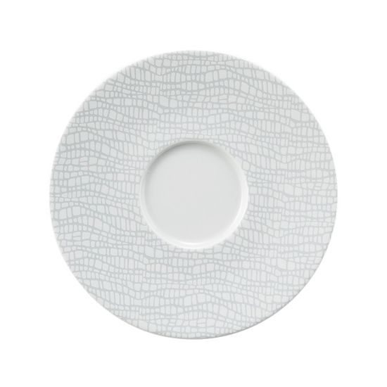 Saucer 16,5 cm, Elegant Grey 25675, Seltmann Porcelain