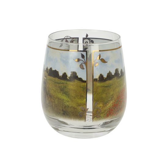 Průsvitka Pole vlčích máků, 8,5 / 8,5 / 10, sklo, C. Monet, Goebel