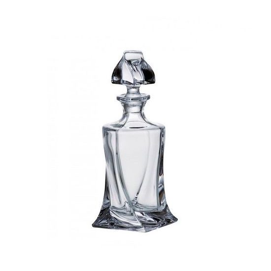 Quadro - Láhev / Karafa 500 ml na likér, Crystalite Bohemia