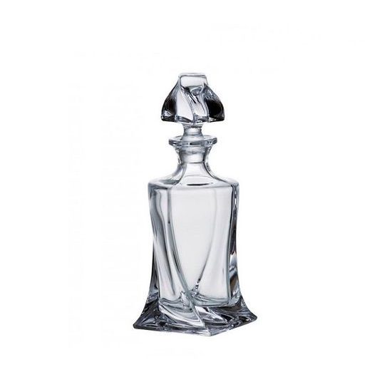 Quadro - Bottle 500 ml for liqueur, Crystalite Bohemia