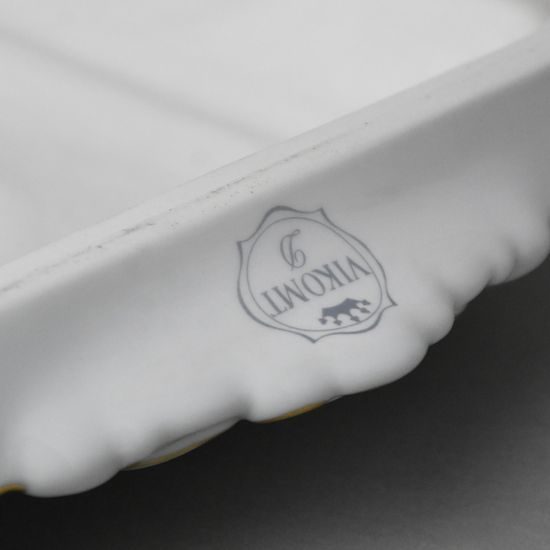 Nástěnné hodiny Vikomt 28 x 33 cm, Purpur 1, Royal Dux Bohemia