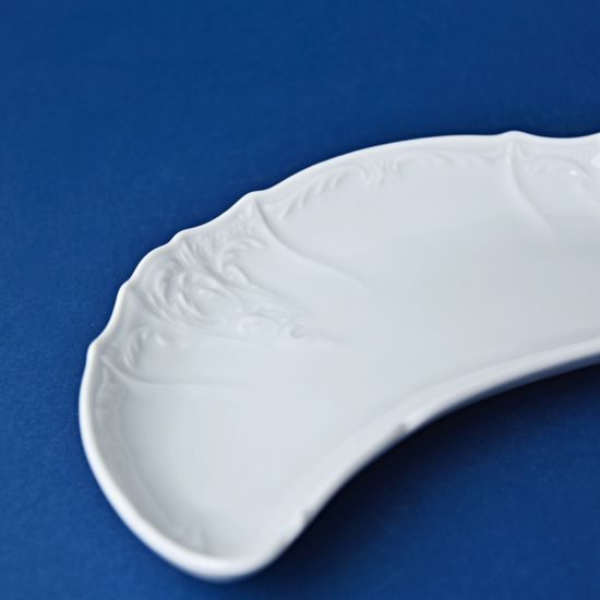 Dish for bones 22 cm, Thun 1794 Carlsbad porcelain, BERNADOTTE white