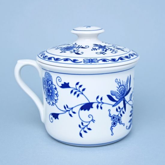 Hrnek vařák s boční hubičkou 900 ml a víčkem, Cibulák, originální z Dubí