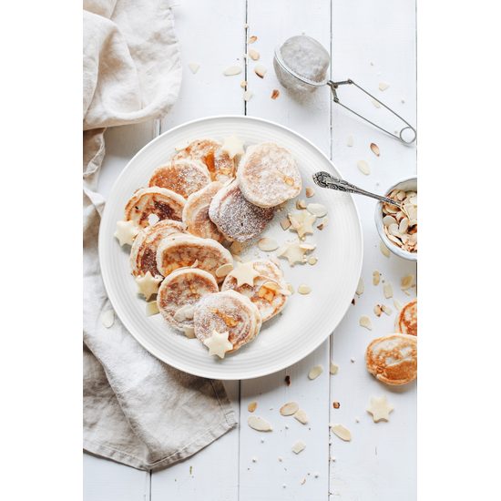 Plate dessert 17 cm, Beat white, Seltmann Porcelain