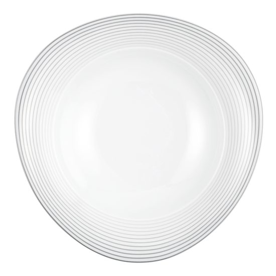 Soup plate 23 cm, Trio 23328 Nero, Seltmann Porcelain