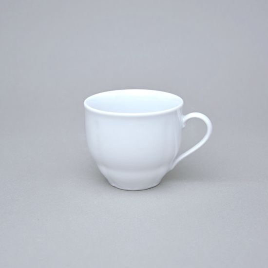 Verona bílá se spodní značkou: Šálek vysoký 190 ml, G. Benedikt 1882