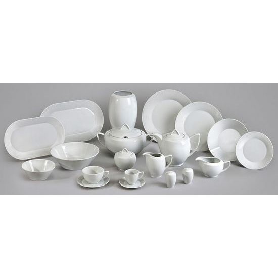 Konvice čajová 1,35 l, Lea bílá, Thun karlovarský porcelán