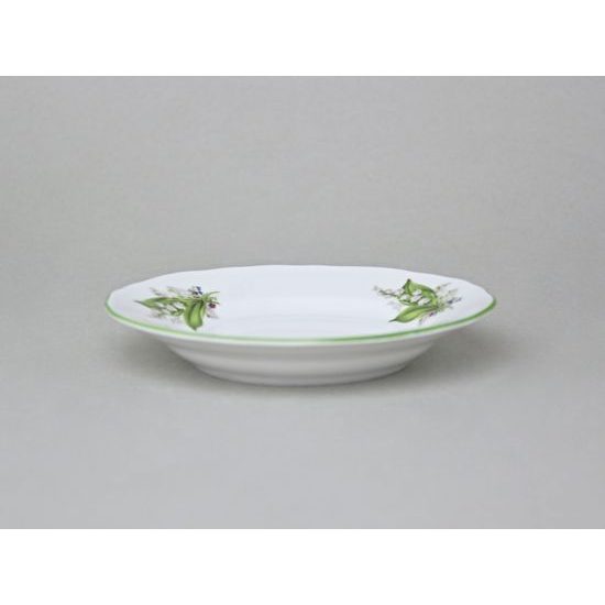 Plate dessert 13 cm, Lily-of-the-valley, Cesky porcelan a.s.