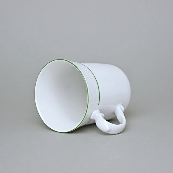 7047703: Mug 250 ml, Thun 1794, karlovarský porcelán, NATÁLIE light green lines